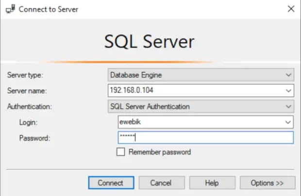 Conexión remota con SQL Server
